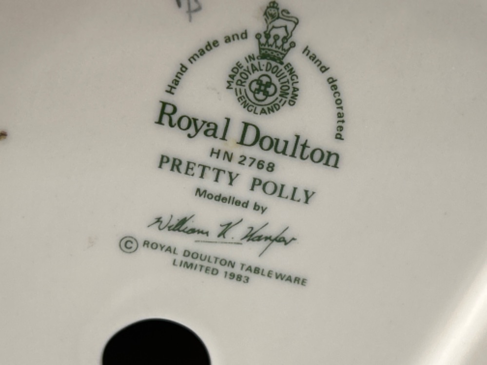 Royal Doulton HN 2768 ‘Pretty Polly’ in good condition - Image 3 of 3