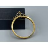 9ct Yellow Gold Full Krugerrand Pendant Mount - Weighing 2.77 grams