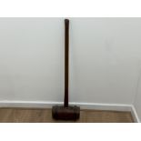 Genuine Antique wooden carnival strong man mallet/hammer - Length 104cm