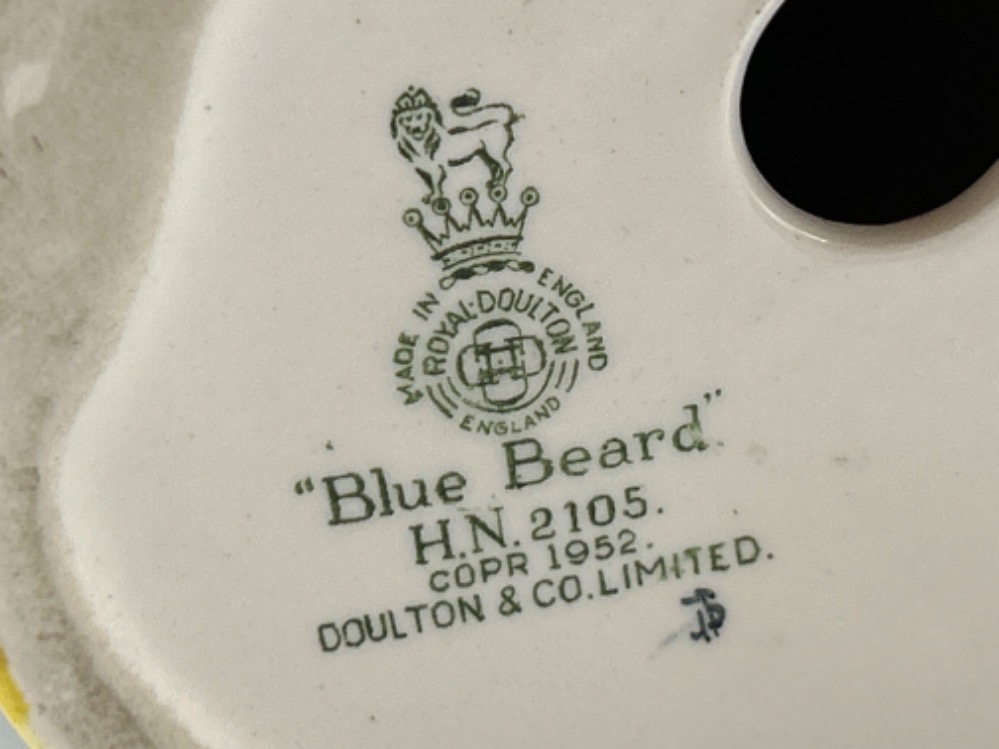 Royal Doulton HN 2105 ‘Blue Beard’ Copr 1952 in good condition - Image 3 of 3