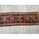 Large fringed Persian runner (rug) 322x110cm