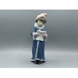 Lladro 6533 ‘The Christmas Caroler’ in good condition and original box