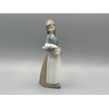 Lladro 1011 ‘Girl with pig’ in good condition and original box