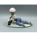 Lladro 7619 ‘All aboard’ in good condition and original box