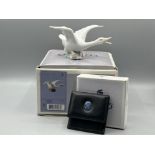 Lladro 1264 ‘Duck’ and Lladro wallet in good condition and original boxes