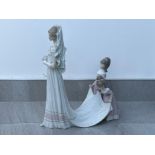 Lladro 1446 ‘Here comes the bride’ in good condition and original box