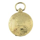 An early 20th century engraved locket.