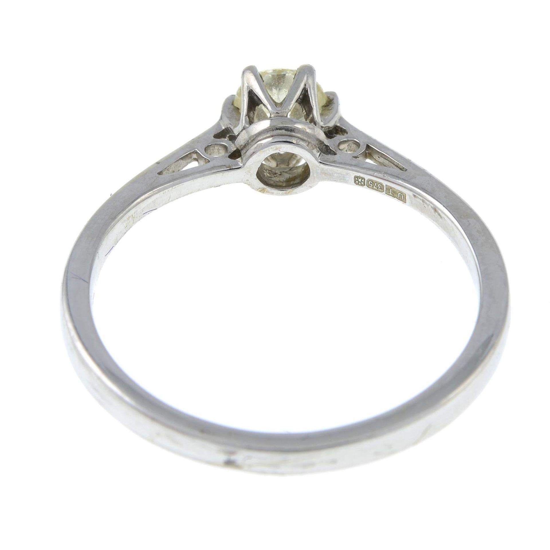 A brilliant-cut diamond single-stone ring. - Image 3 of 3