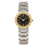 BULGARI - a bi-metal Bulgari Bulgari bracelet watch, 23mm