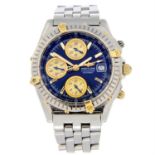 BREITLING - a stainless steel Chronomat GT chronograph bracelet watch, 40.5mm.