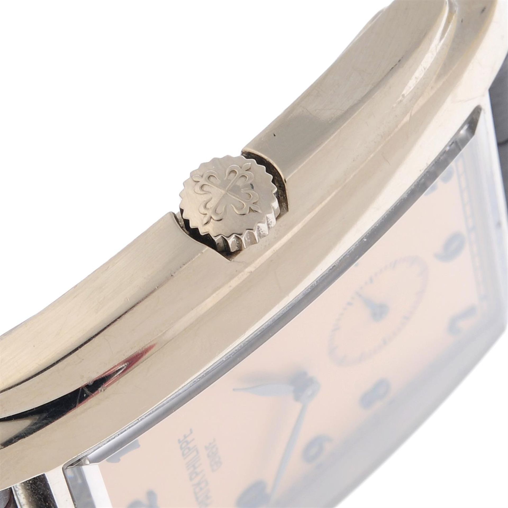 PATEK PHILIPPE - an 18ct white gold Gondolo wrist watch, 33mm. - Bild 3 aus 5