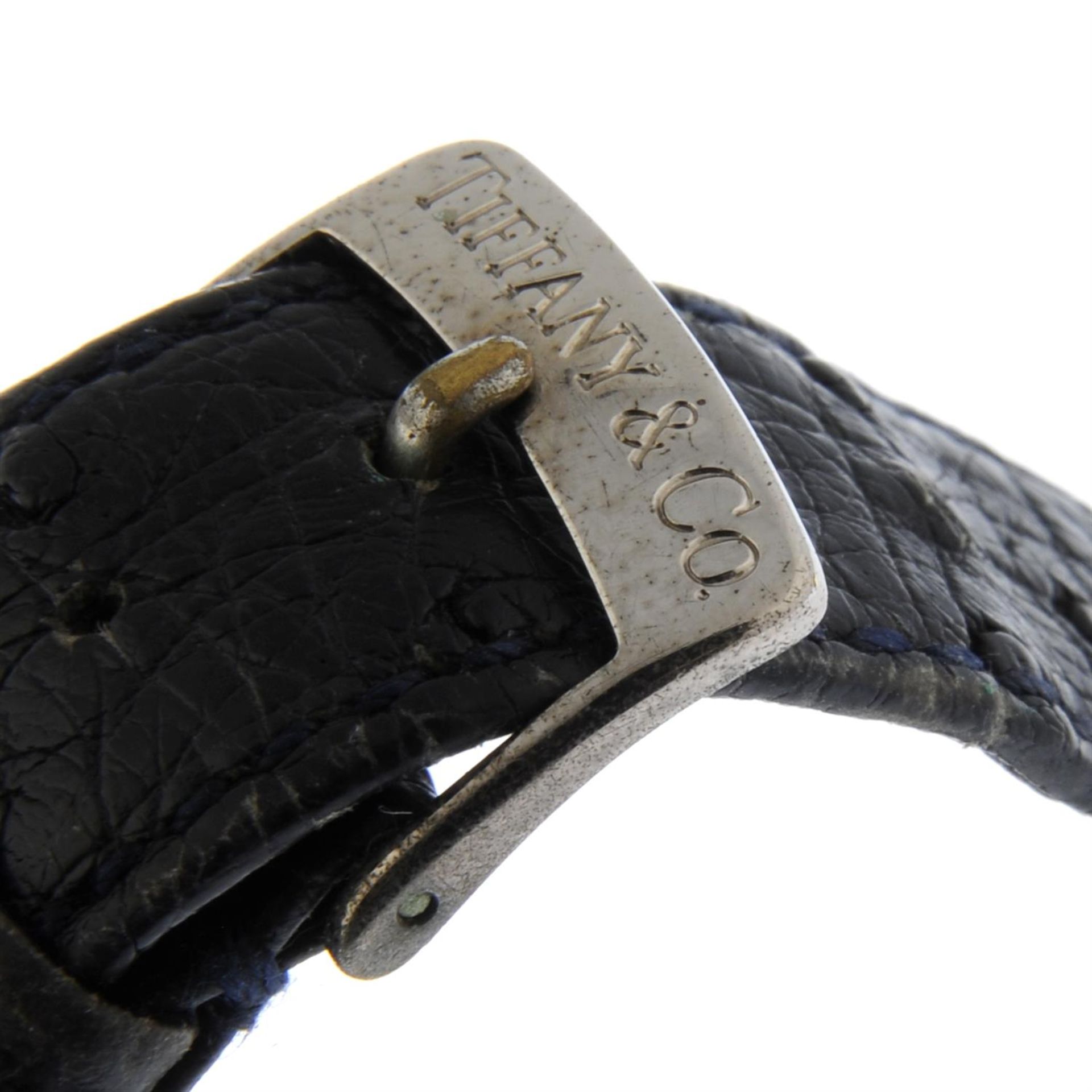 TIFFANY & CO. - a stainless steel Intaglio wrist watch, 34mm. - Bild 3 aus 6