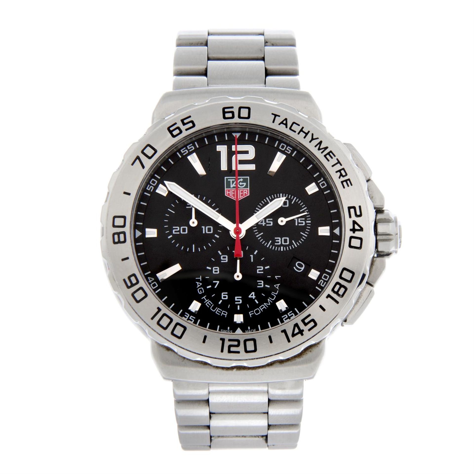TAG HEUER - a stainless steel Formula 1 chronograph bracelet watch, 41mm.