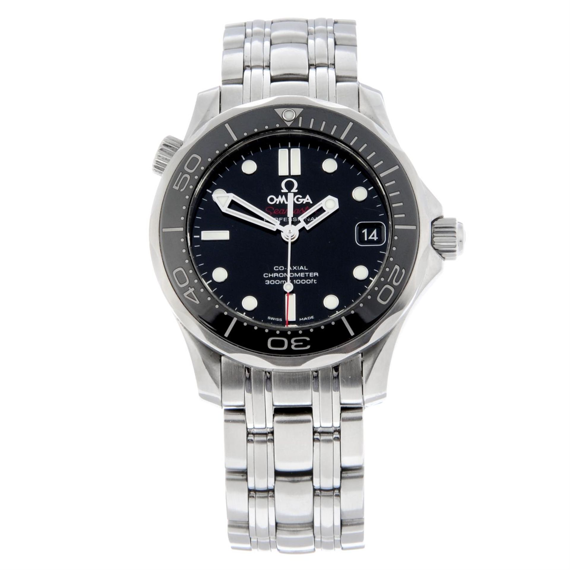 OMEGA - a stainless steel Seamaster Professional Co-Axial bracelet watch, 36mm.