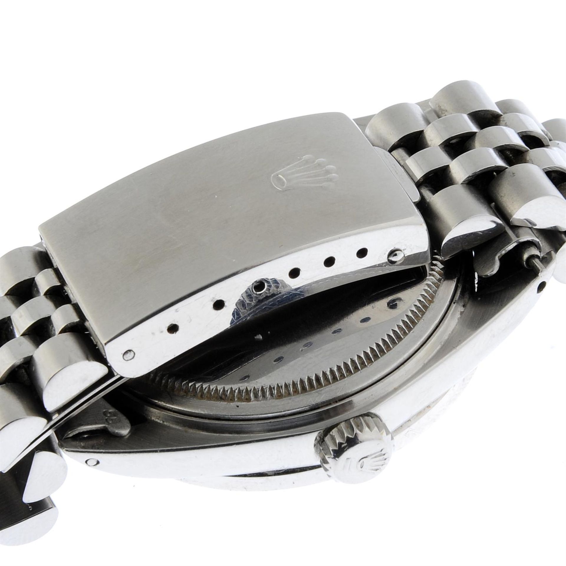 ROLEX - a stainless steel Oyster Perpetual Datejust bracelet watch, 36mm. - Bild 3 aus 5