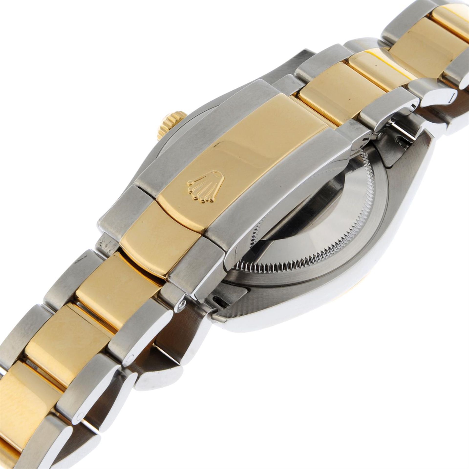 ROLEX - a bi-metal Oyster Perpetual Datejust bracelet watch, 36mm. - Bild 3 aus 6
