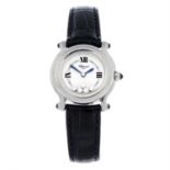 CHOPARD - a stainless steel Happy Sport wrist watch, 25mm.