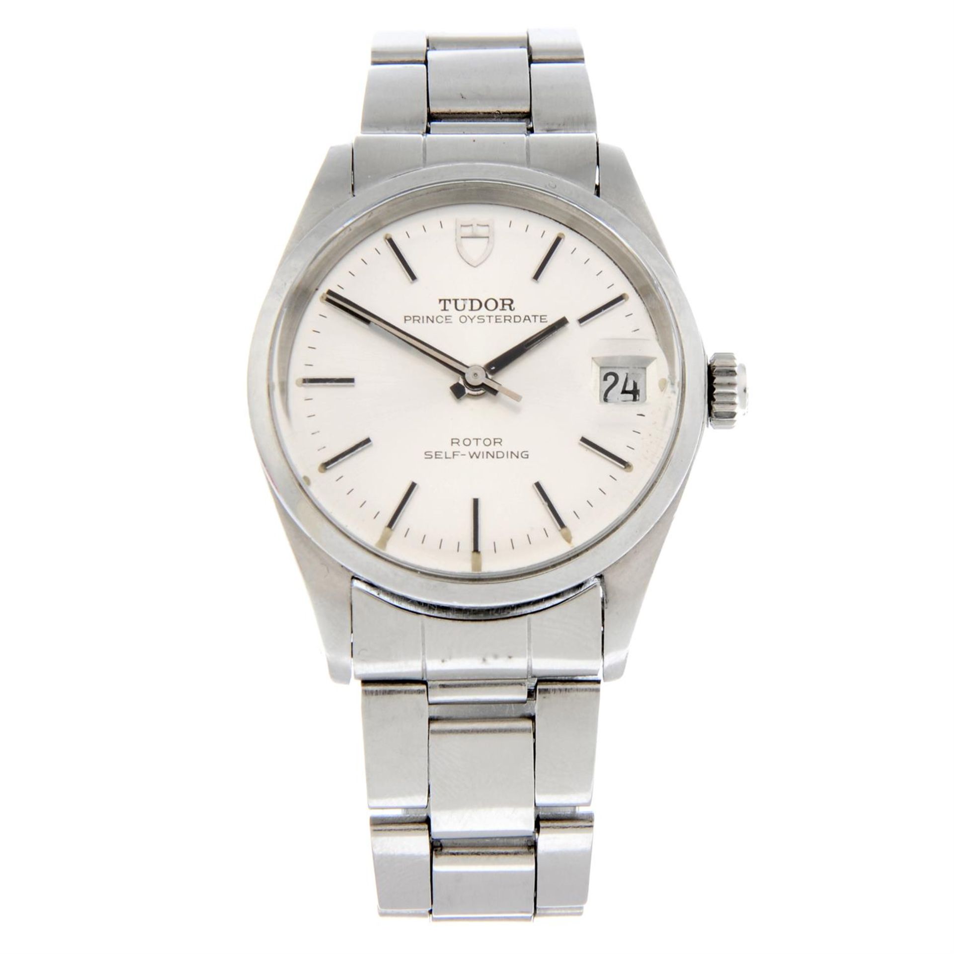TUDOR - a stainless steel Prince Oysterdate bracelet watch, 31mm.
