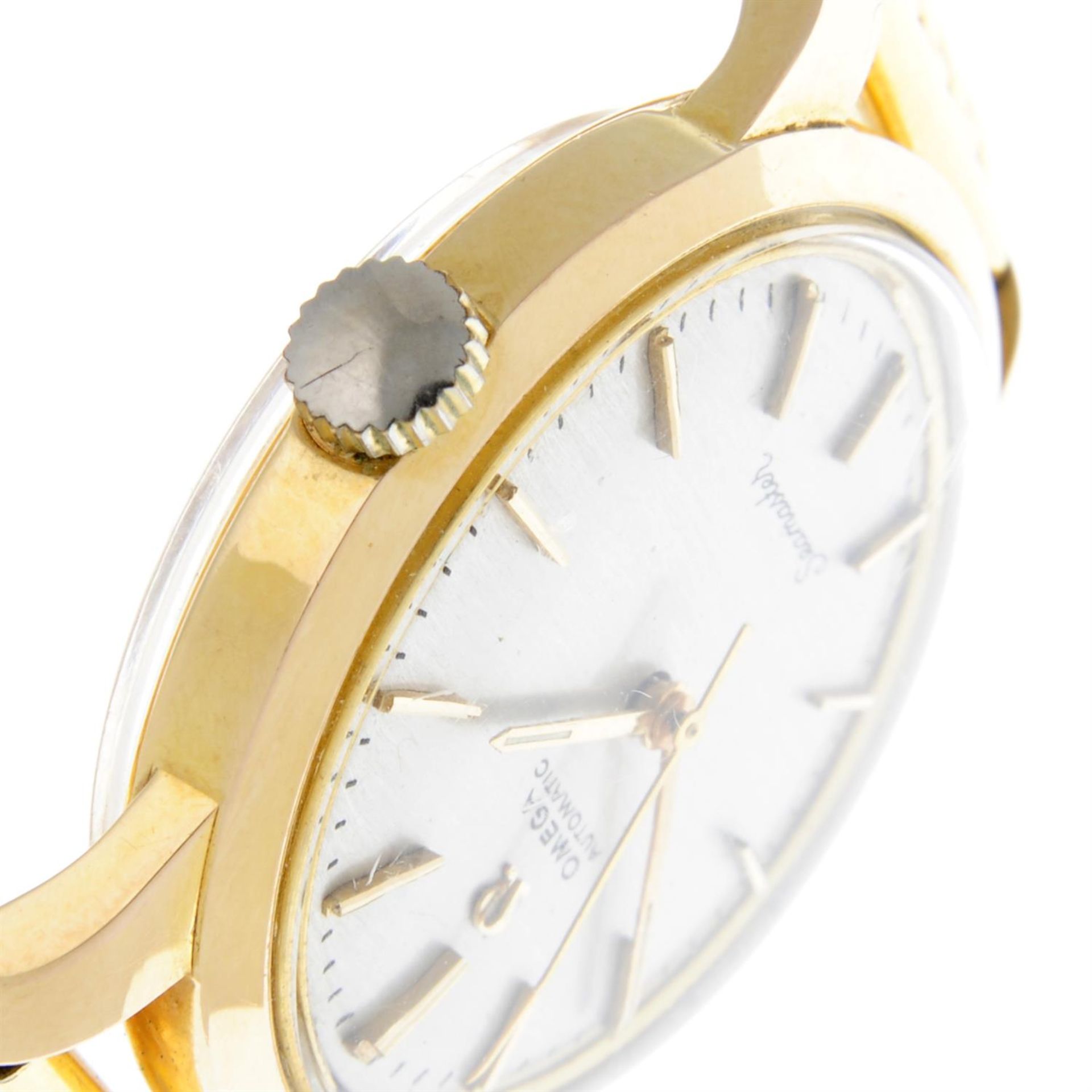 OMEGA - a gold plated Seamaster bracelet watch, 35mm. - Bild 3 aus 5