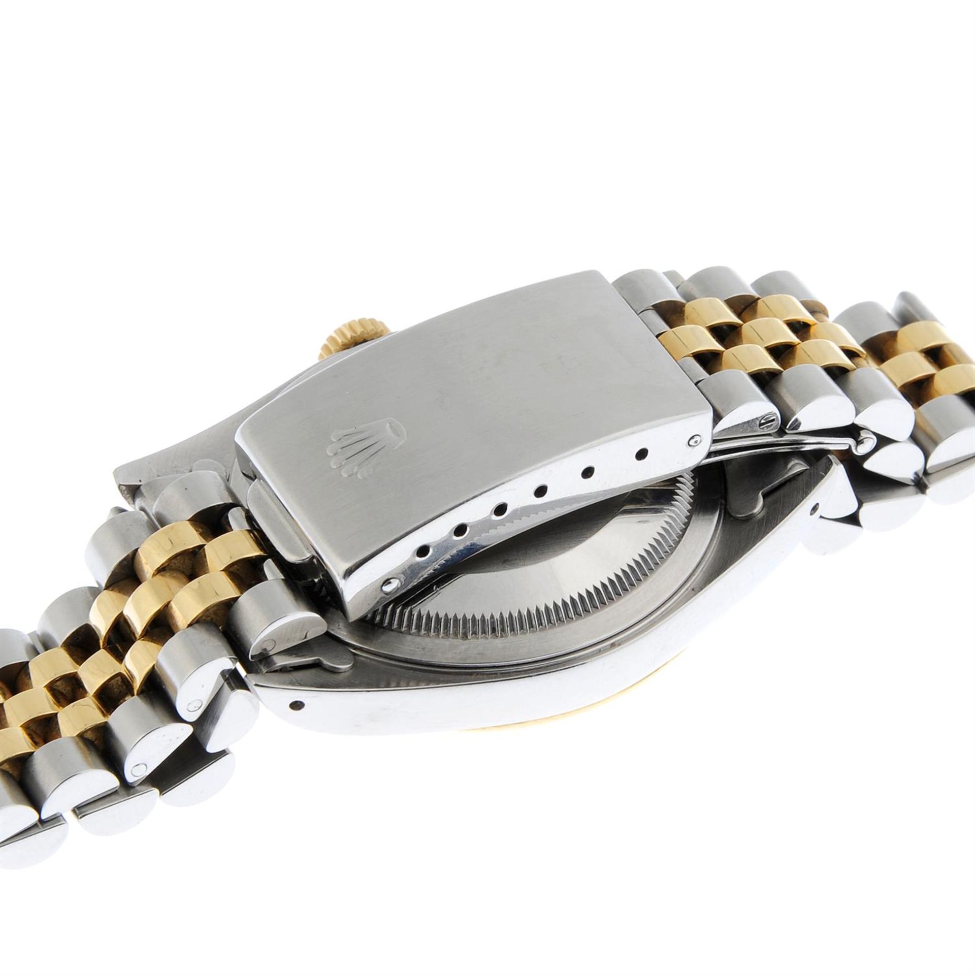 ROLEX - a bi-metal Oyster Perpetual Datejust bracelet watch, 36mm. - Bild 3 aus 5