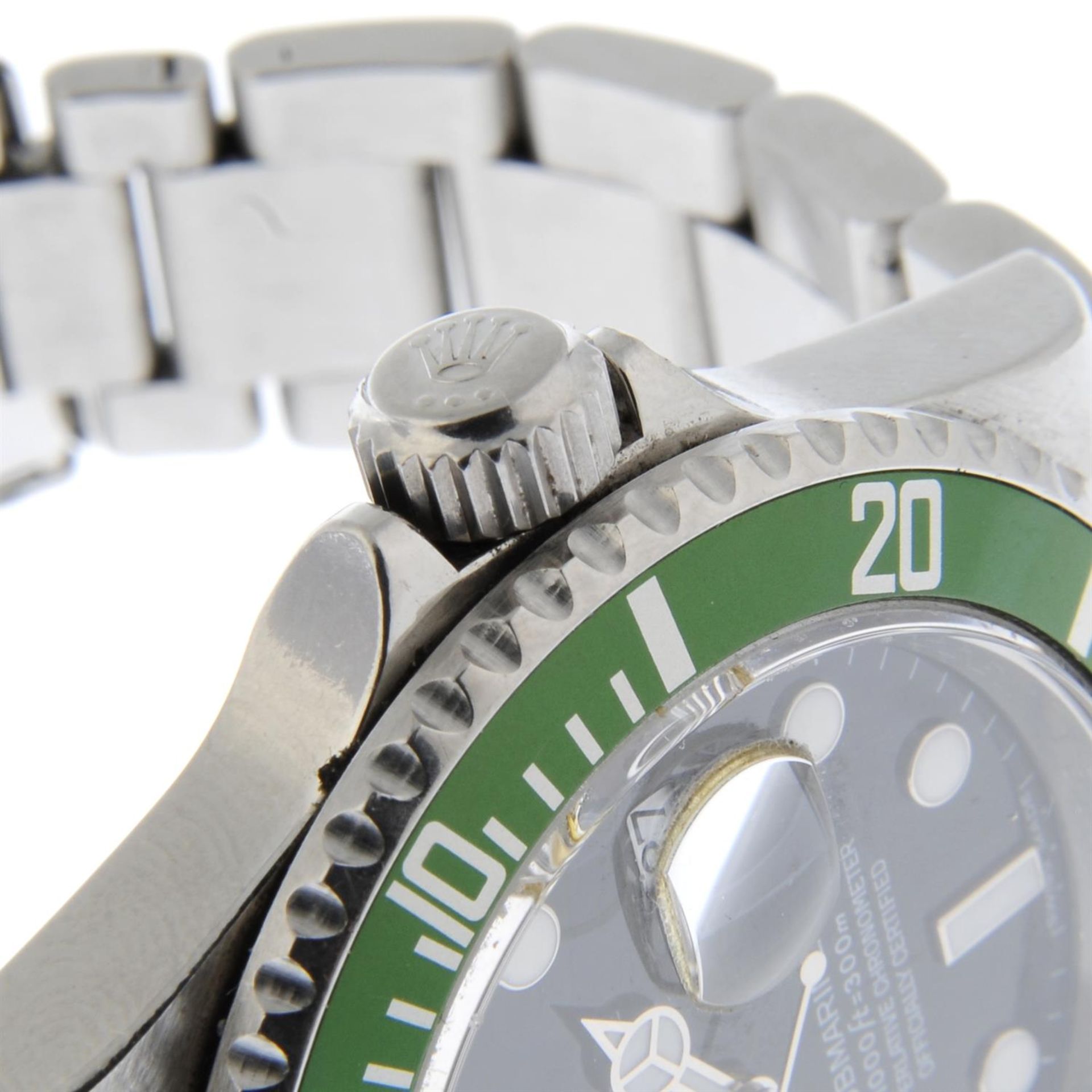 ROLEX - a stainless steel Oyster Perpetual Submariner bracelet watch, 40mm. - Bild 4 aus 5