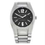 BULGARI - a stainless steel Ergon bracelet watch, 40mm.