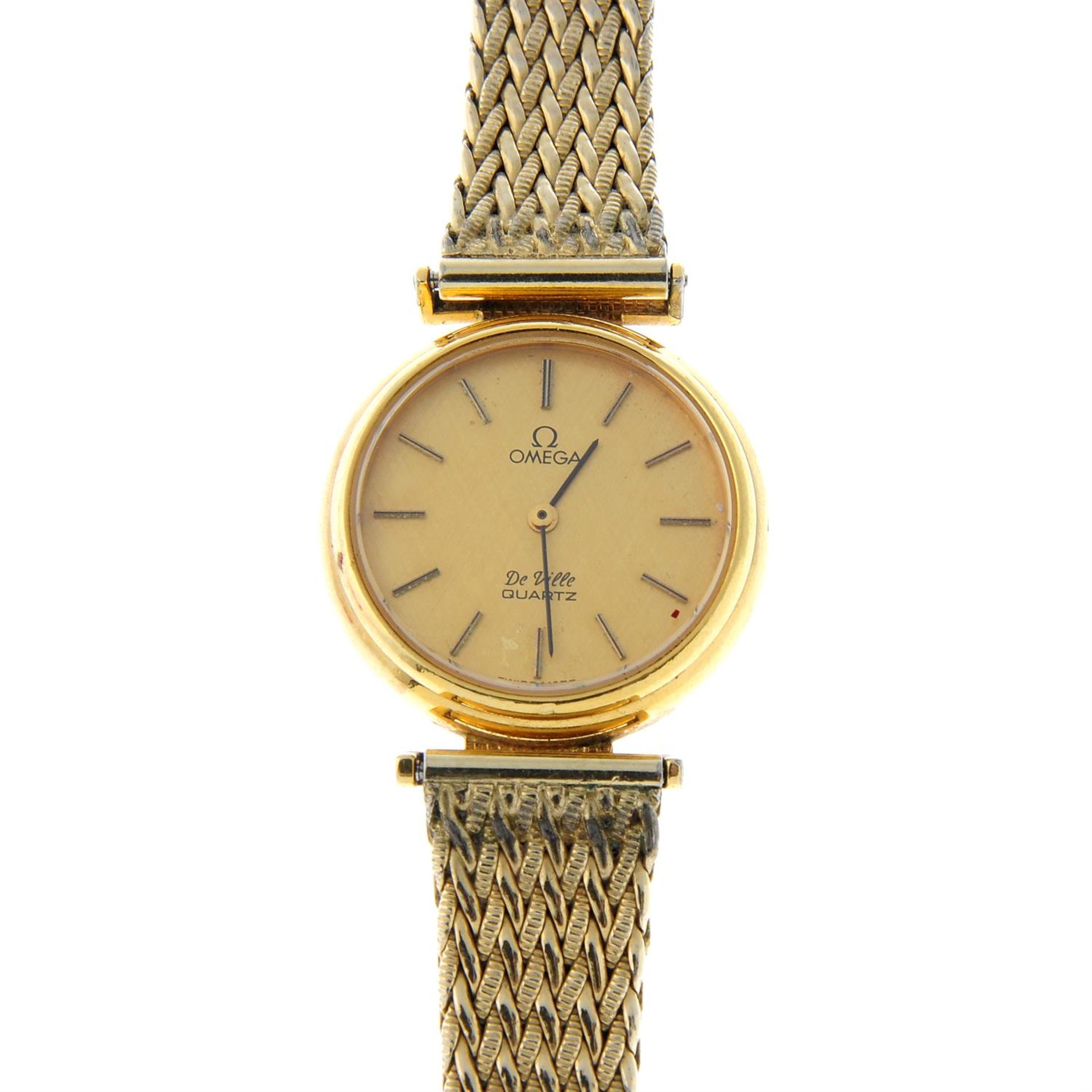 OMEGA - a gold plated Genève bracelet watch (35mm) together with a gold plated Omega De Ville - Bild 5 aus 6