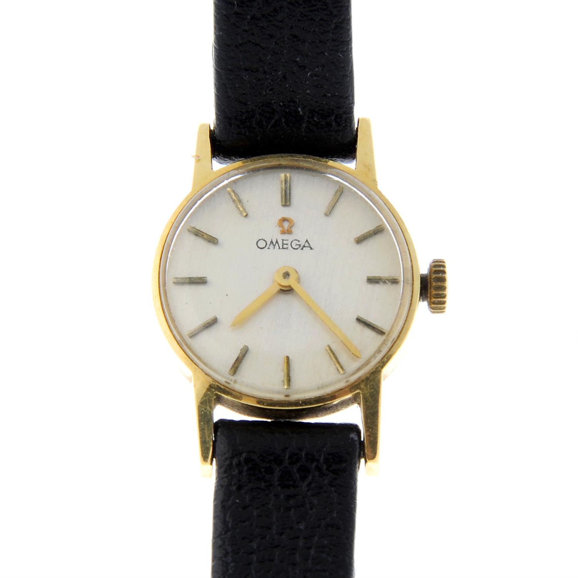 OMEGA - a 9ct yellow gold De Ville wrist watch (26mm) with a yellow metal Omega wrist watch. - Bild 5 aus 6