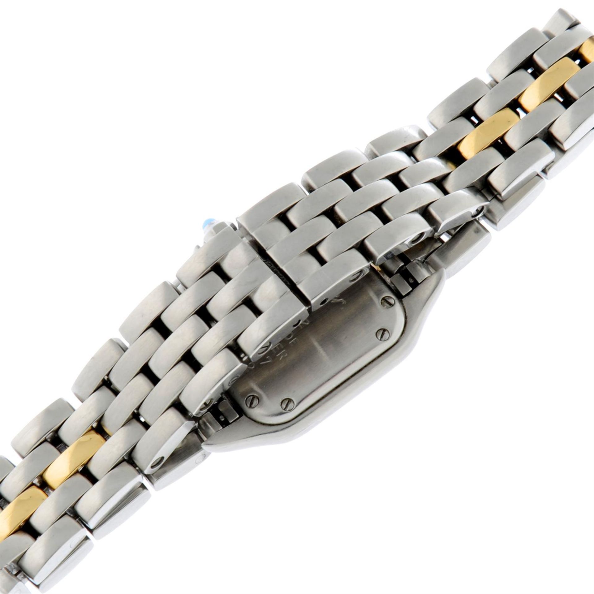 CARTIER - a bi-metal Panthere bracelet watch, 22mm. - Bild 2 aus 4