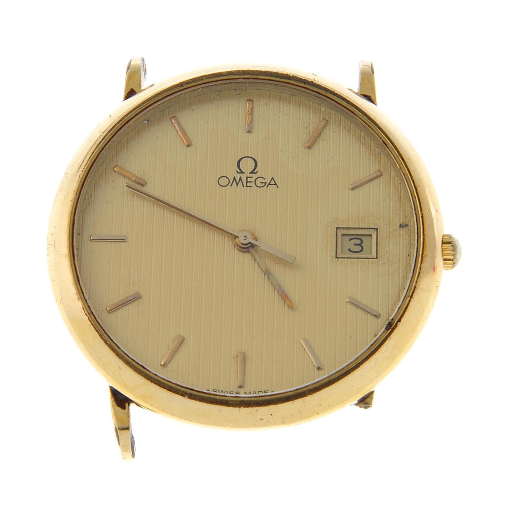OMEGA - a gold plated De Ville wrist watch (32mm) together with a gold plated De Ville watch head. - Bild 5 aus 6