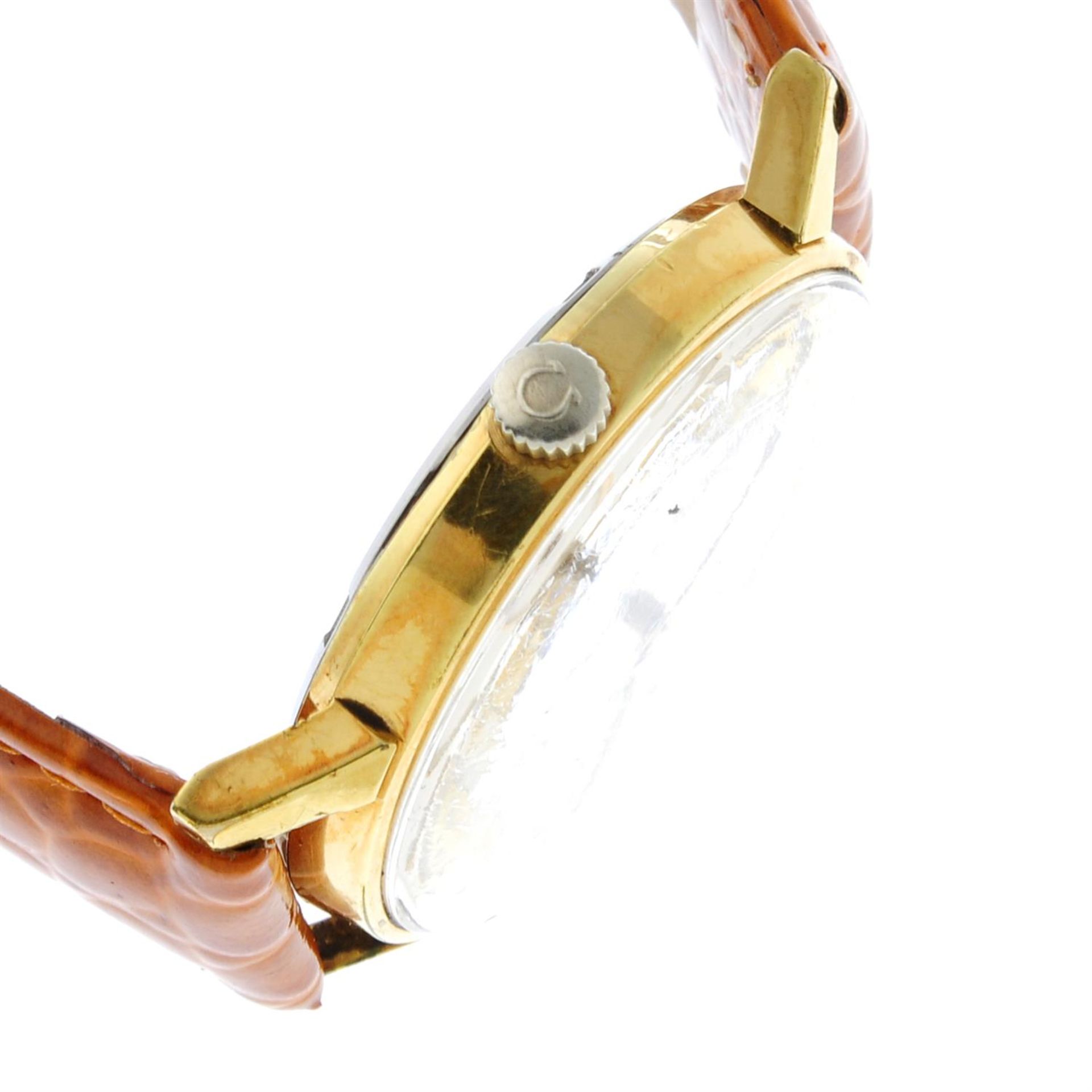 OMEGA - a gold plated Genève wrist watch (34mm) with a Omega De Ville wrist watch. - Bild 3 aus 6
