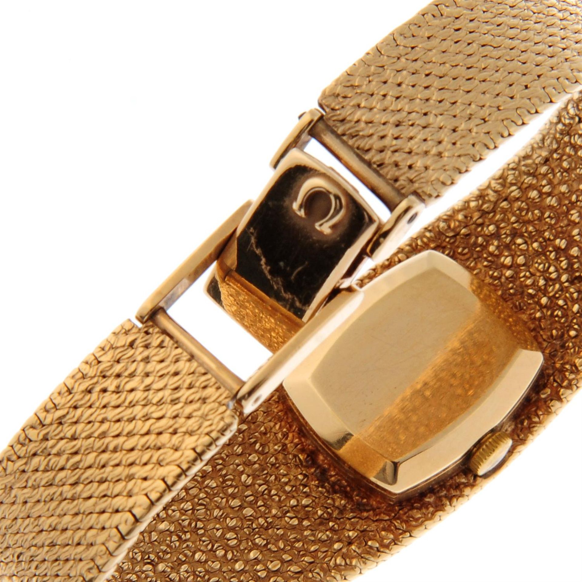 OMEGA - a 9ct yellow gold bracelet watch, 18mm. - Bild 2 aus 4