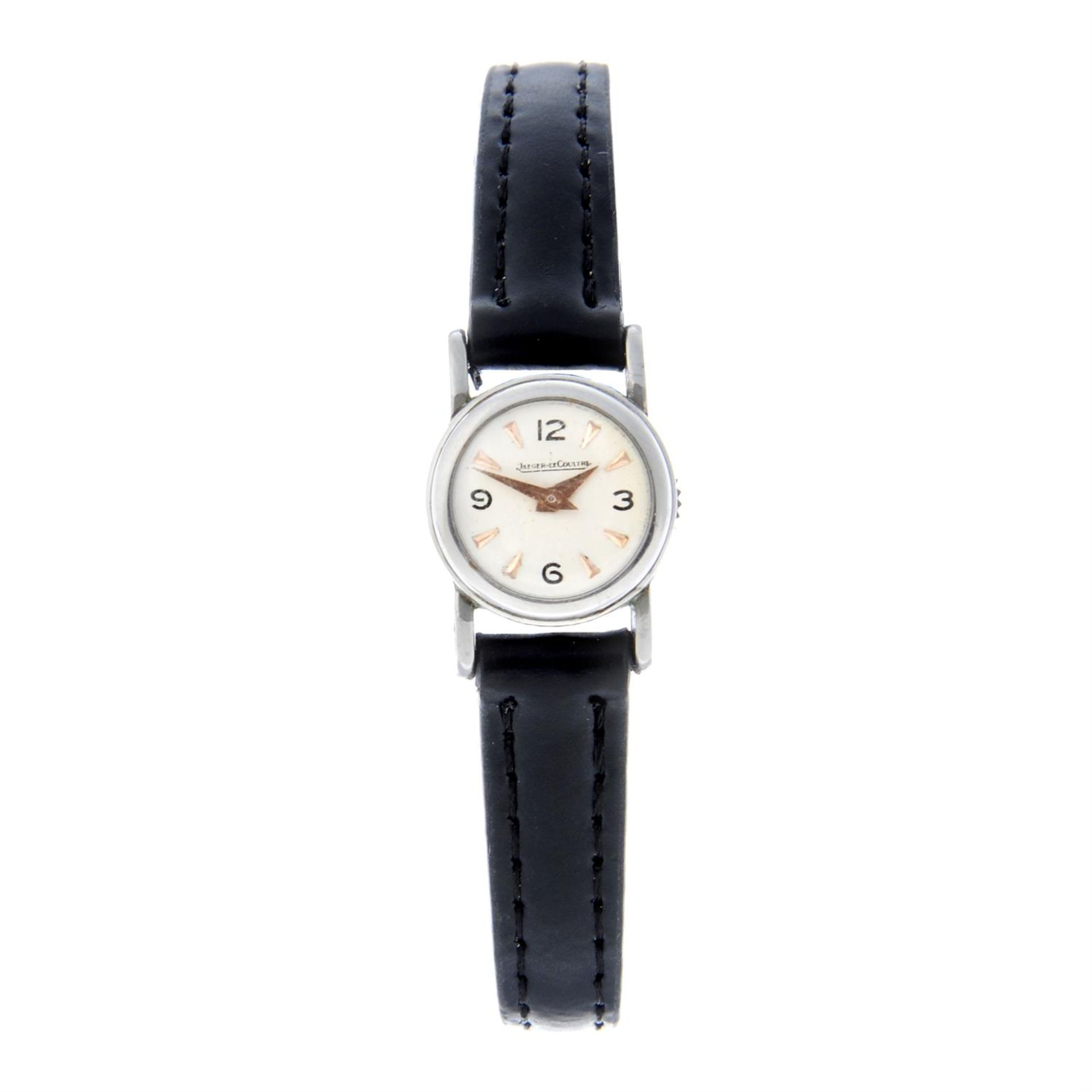 JAEGER LECOULTRE - a stainless steel wrist watch, 16mm.