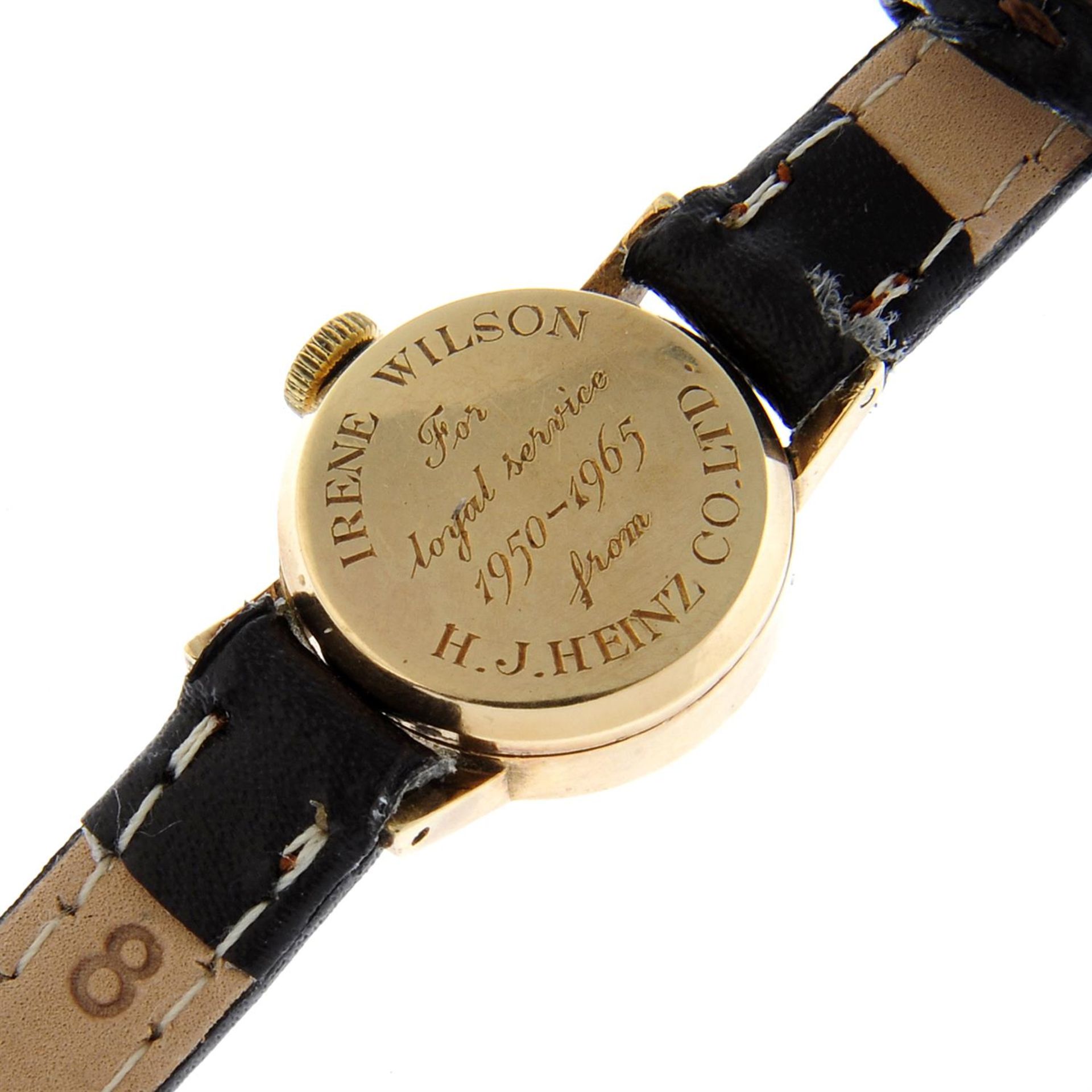 OMEGA - a 9ct yellow gold bracelet watch, 18mm. - Bild 4 aus 5