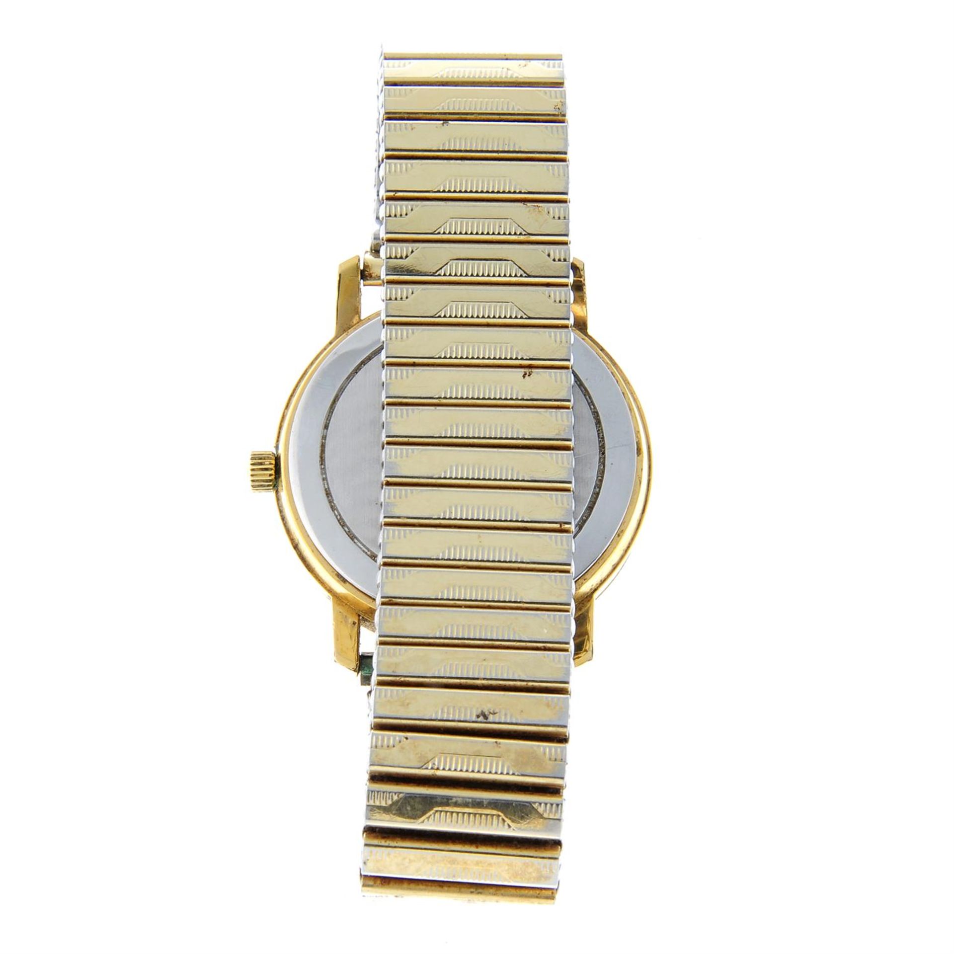 OMEGA - a gold plated Seamaster bracelet watch (34mm) with an Omega Seamaster bracelet watch. - Bild 6 aus 6