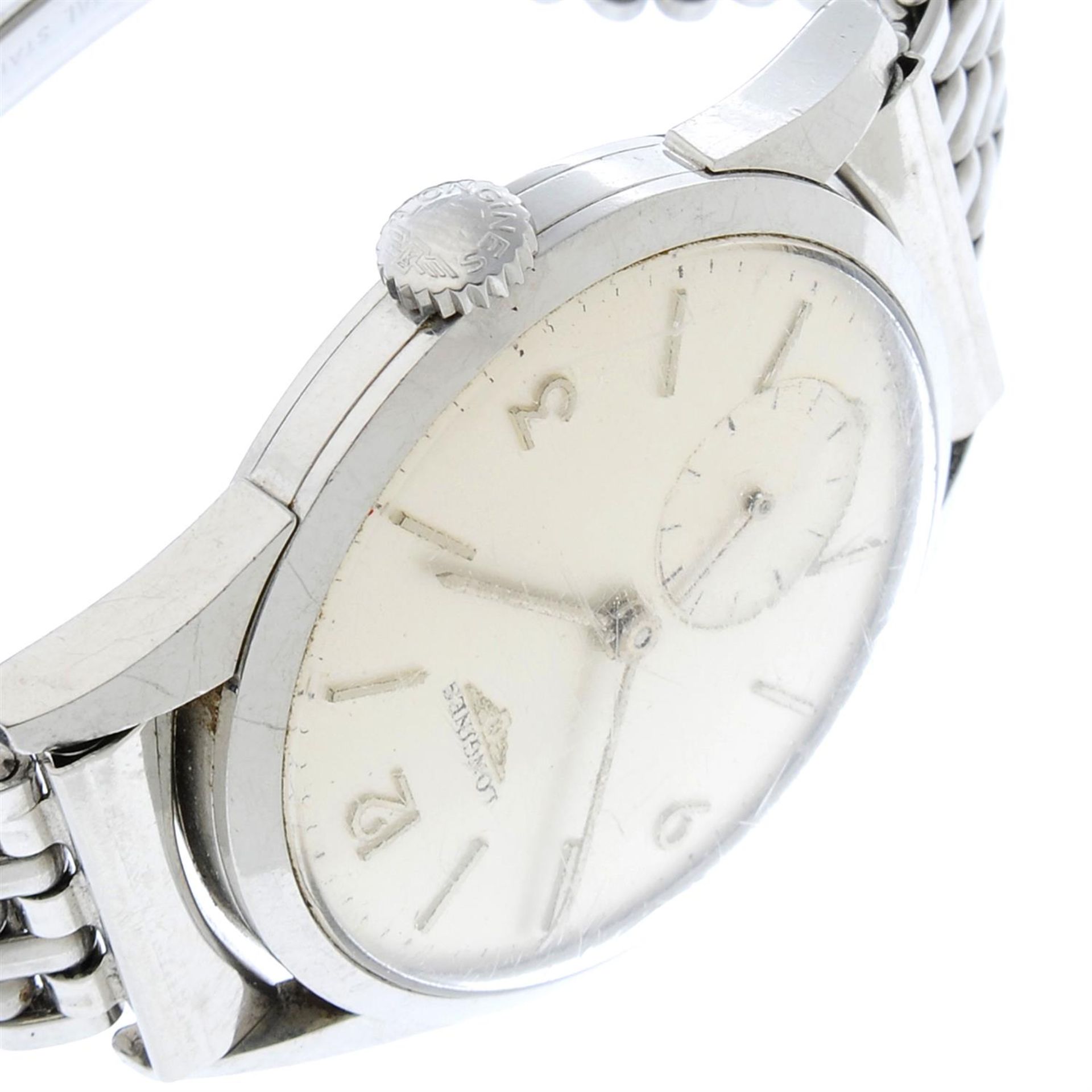 LONGINES - a stainless steel bracelet watch, 35mm. - Bild 3 aus 4