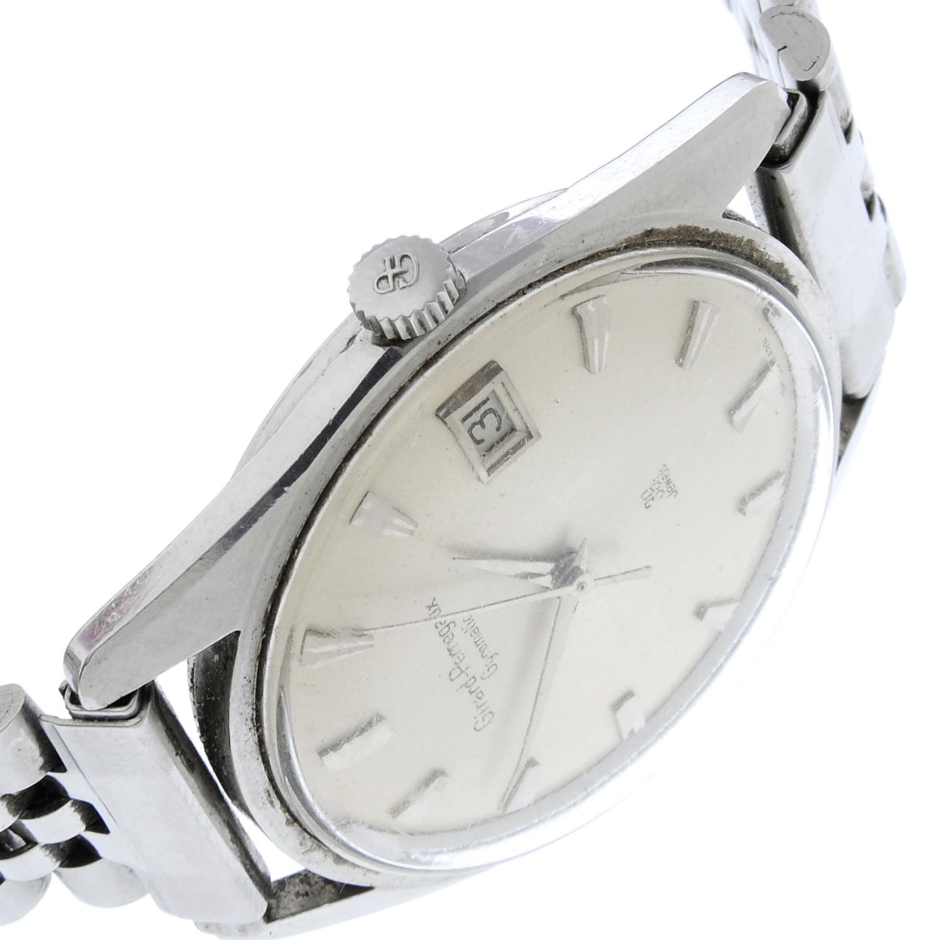 GIRARD PERREGAUX - a stainless steel Gyromatic bracelet watch, 34mm. - Bild 3 aus 4