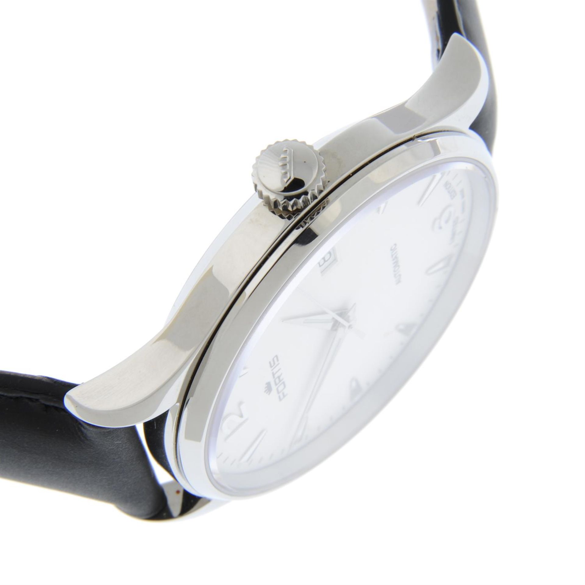 FORTIS - a limited edition stainless steel Terrestis Founder wrist watch, 40mm. - Bild 4 aus 4