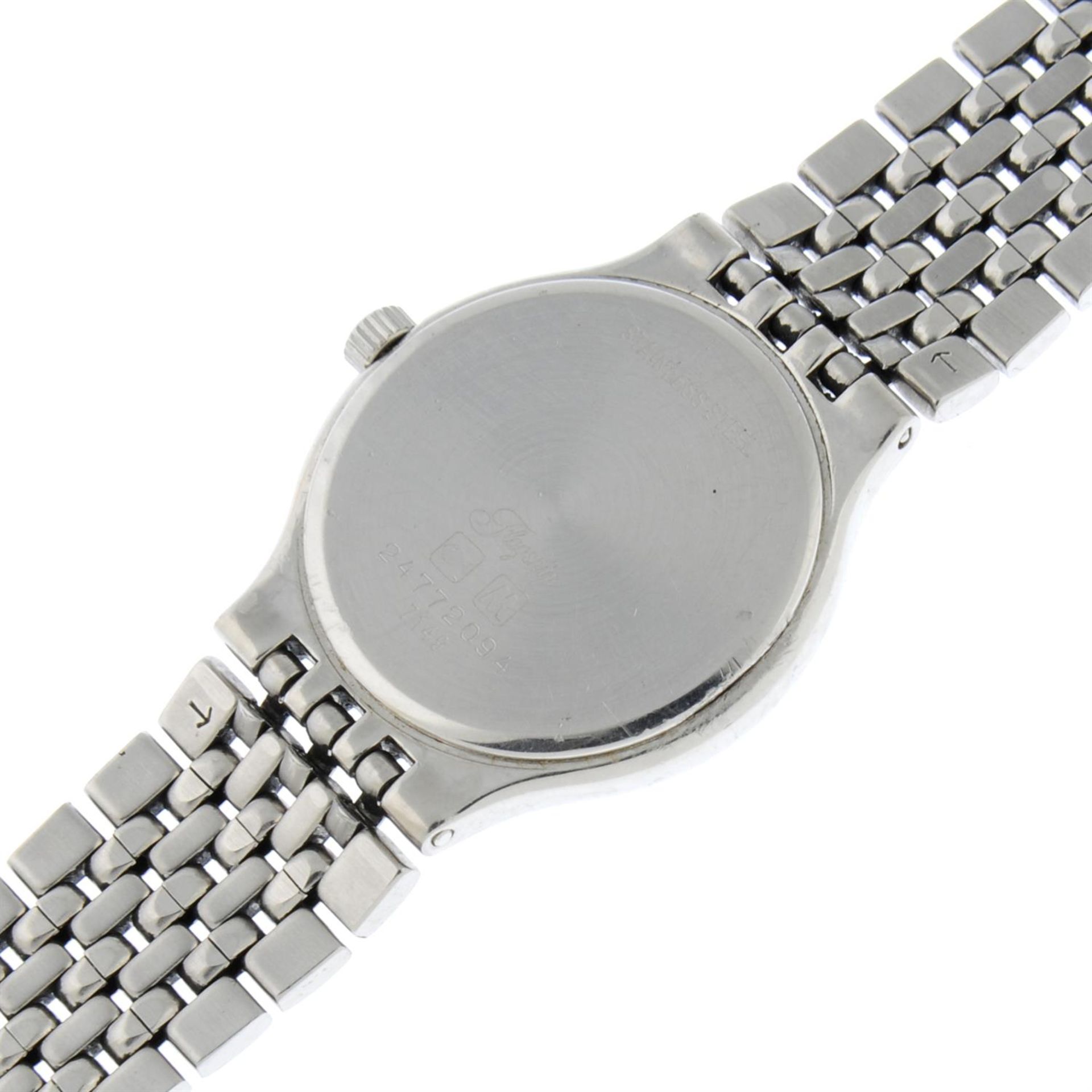 LONGINES - a stainless steel Flagship bracelet watch (24mm) with a Longines Split 5 wrist watch. - Bild 3 aus 4