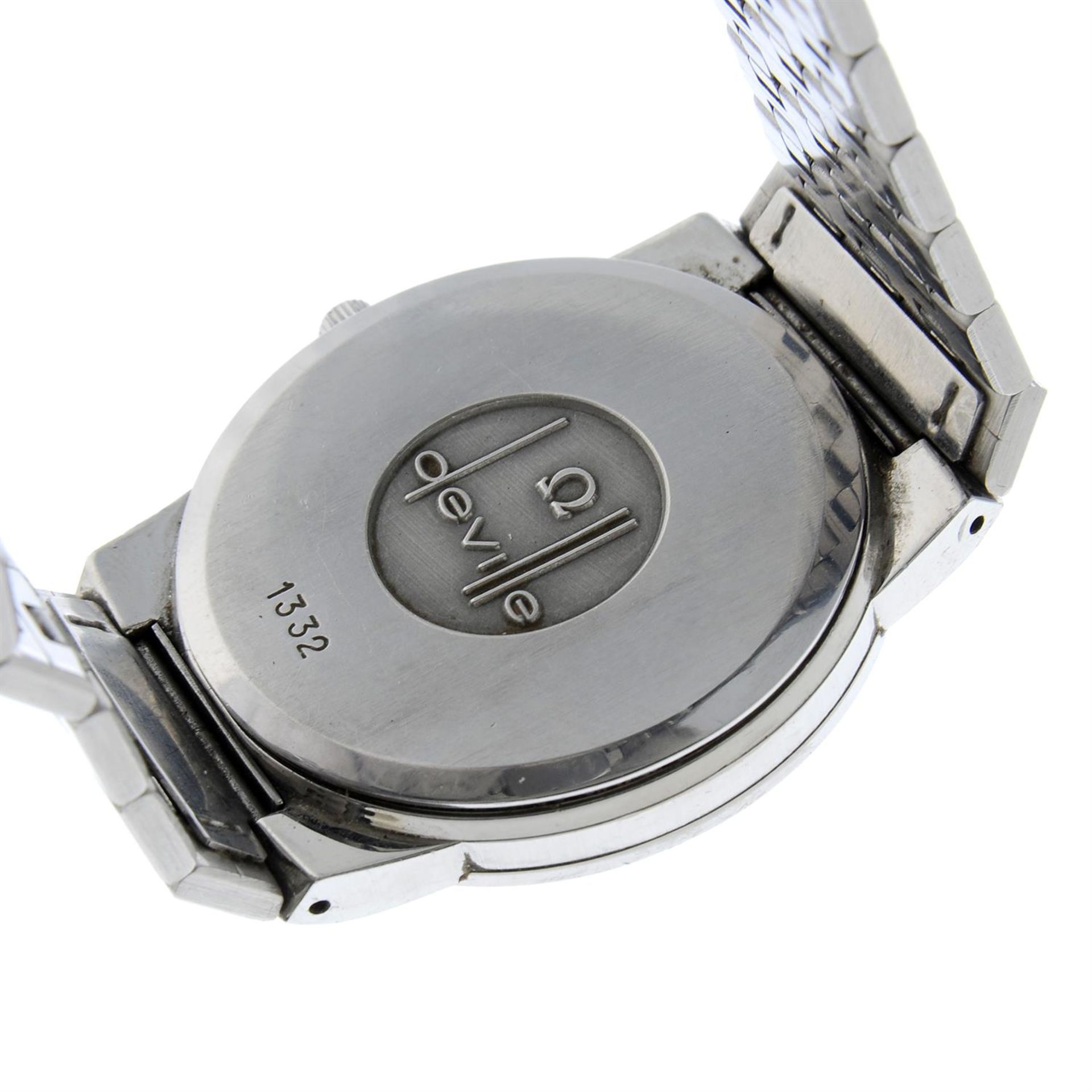 OMEGA - a stainless steel De Ville bracelet watch (34mm) with an Omega Geneve wrist watch. - Bild 4 aus 6