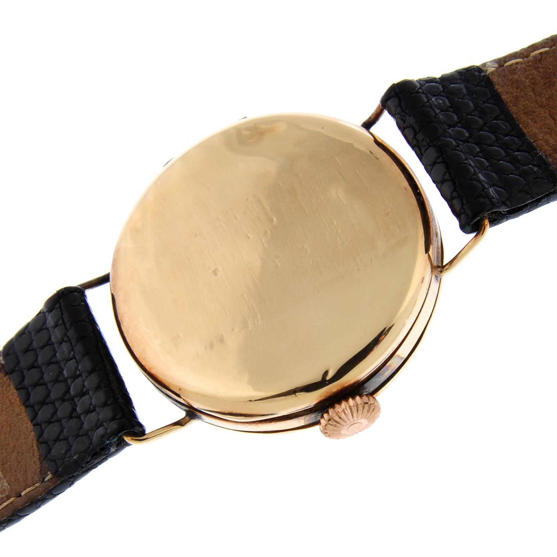 LONGINES - a yellow metal wrist watch, 30mm. - Bild 4 aus 4