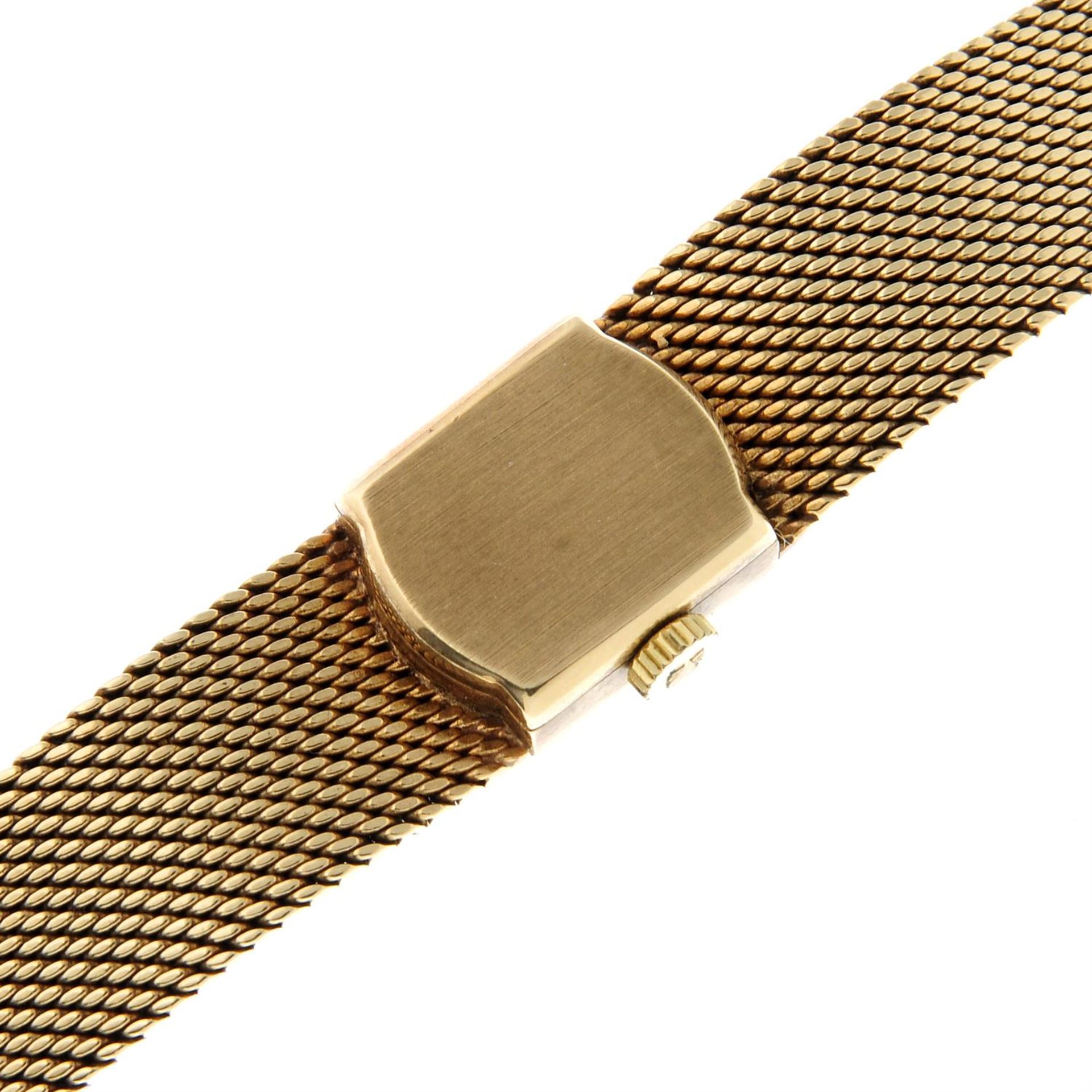 OMEGA - a 9ct yellow gold bracelet watch, 14mm. - Bild 4 aus 4