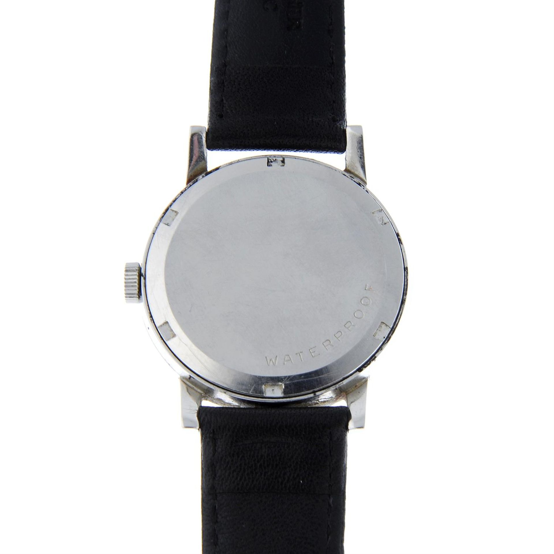 OMEGA - a stainless steel De Ville bracelet watch (34mm) with an Omega Geneve wrist watch. - Bild 6 aus 6