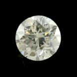 A brilliant cut diamond, weighing 0.48ct