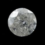 A brilliant cut diamond, weighing 1ct. With broken AIG security seal