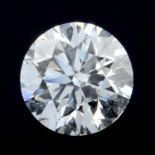 A brilliant cut diamond, weighing 0.20ct