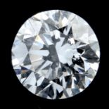 A brilliant cut diamond, weighing 0.38ct