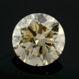 A brilliant cut diamond, weighing 0.59ct