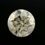A brilliant cut diamond, weighing 0.98ct