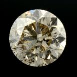 A brilliant cut diamond, weighing 0.75ct